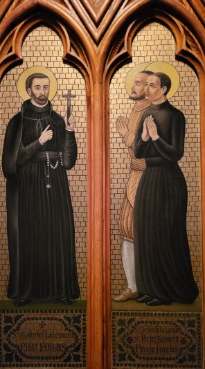 캐나다의 성 가브리엘 랄르망과 성 요한 드 라랑드와 성 르네 구필_photo from ndoduc.free.fr_in the Basilica of St Patrick in Montreal of Quebec_Canada.jpg